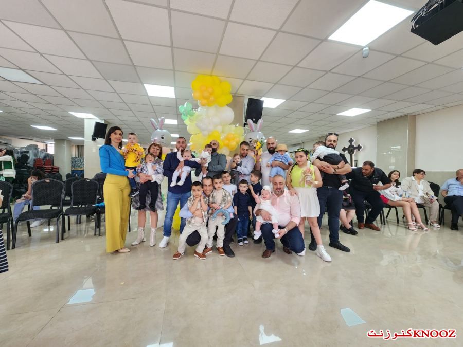 كفرسميع تحتفل بأحد الشعانين وتصلي بدون خوري 